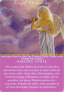 Engelkarte Amors Pfeil - Engel-Orakel für jeden Tag