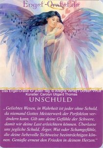 Engelkarte Unschuld - Engel-Orakel für jeden Tag