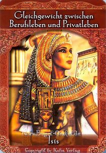 Engelkarte Bedeutung - Isis - Orakel der Aufgestiegenen Meister