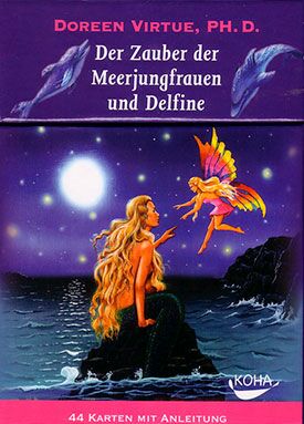 Der Zauber der Meerjungfrauen und Delfine von Doreen Virtue - 44 Engelkarten mit Anleitungsbuch - Kartenset