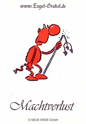 Machtverlust - Die kleinen Teufel Orakelkarten