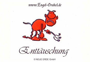 Enttäuschung - Die kleinen Teufel Orakelkarten