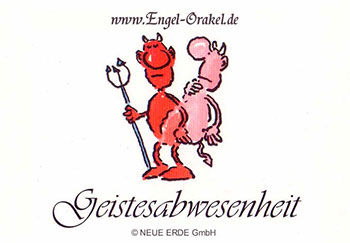 Geistesabwesenheit - Die kleinen Teufel Orakelkarten