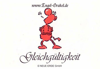 Gleichgültigkeit - Die kleinen Teufel Orakelkarten
