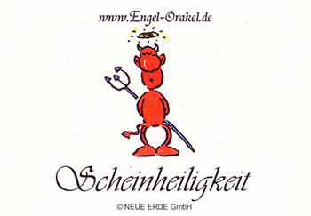 Scheinheiligkeit - Die kleinen Teufel Orakelkarten