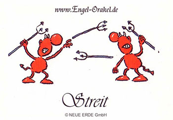 Streit - Die kleinen Teufel Orakelkarten