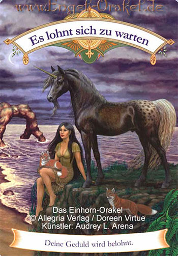 Es lohnt sich zu warten - Das Einhorn-Orakel