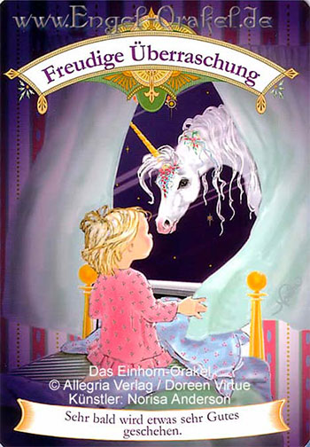 Freudige Überraschung - Das Einhorn-Orakel