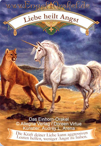 Liebe heilt Angst - Das Einhorn-Orakel