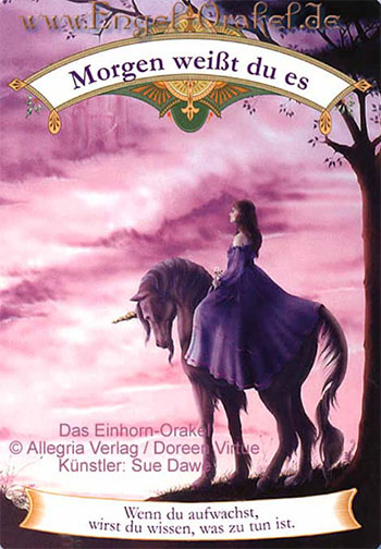 Morgen weißt du es - Das Einhorn-Orakel