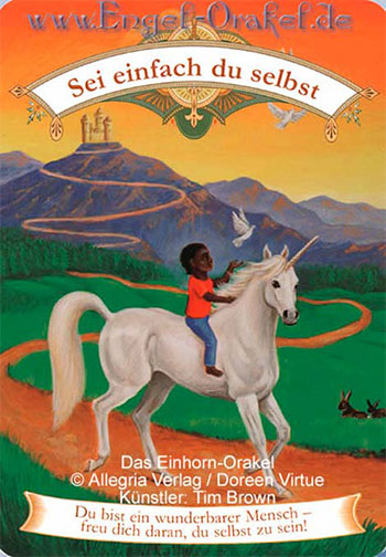 Sei einfach du selbst - Das Einhorn-Orakel