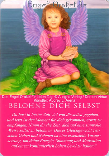 Belohne Dich selbst - Engel-Orakel für jeden Tag
