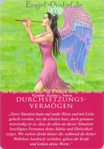 Durchsetzungsvermögen - Engel-Orakel für jeden Tag