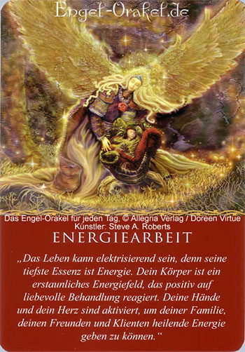 Energiearbeit - Engel-Orakel für jeden Tag