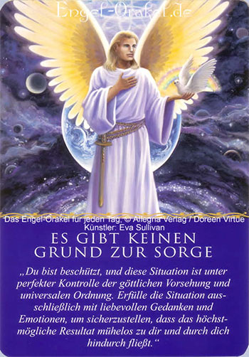 Es gibt keinen Grund zur Sorge - Engel-Orakel für jeden Tag