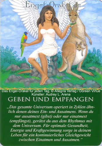 Geben und Empfangen - Engel-Orakel für jeden Tag