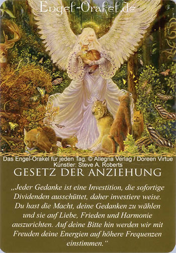 Gesetz der Anziehung - Engel-Orakel für jeden Tag