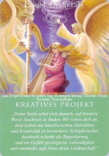 Kreatives Projekt - Engel-Orakel für jeden Tag