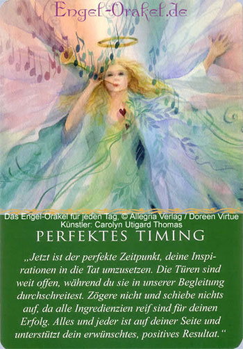 Perfektes Timing - Engel-Orakel für jeden Tag