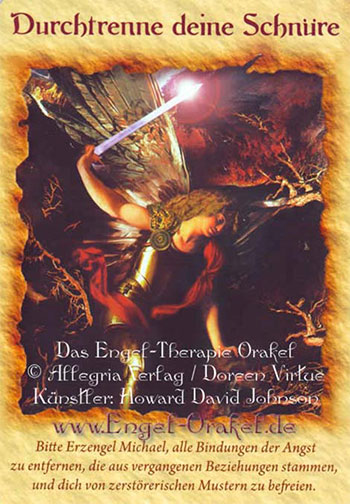 Durchtrenne deine Schnüre - Engel-Therapie-Orakel