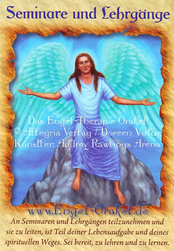 Seminare und Lehrgänge - Engel-Therapie-Orakel