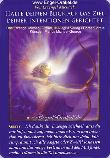 Halte deinen Blick auf das Ziel deiner Intentionen gerichtet