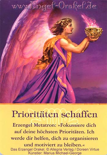 Prioritäten schaffen - Erzengel-Orakel