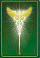Engelkarte ziehen - Tageskarte Löse dich aus einer stressigen Situation - Erzengel Raphael-Orakel