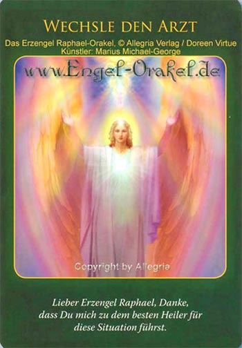 Wechsle den Arzt - Erzengel Raphael-Orakel