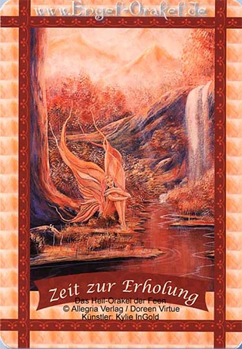 Zeit zur Erholung - das Heil-Orakel der Feen