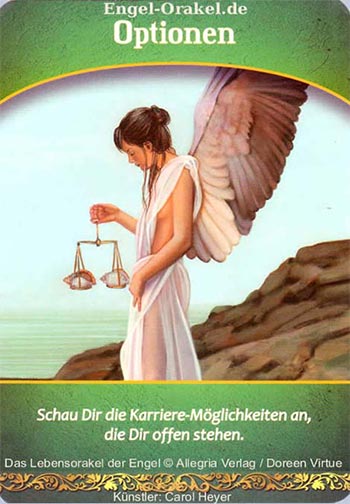 Optionen - Lebensorakel der Engel