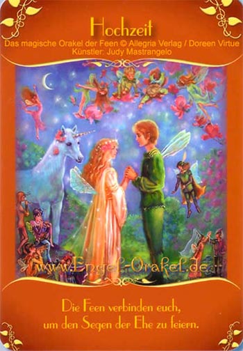 Hochzeit - magisches Orakel der Feen