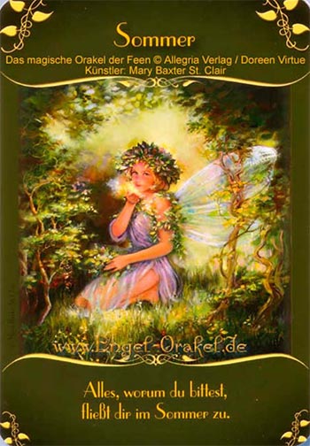 Sommer - magisches Orakel der Feen