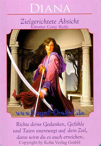 Diana - Zielgerichtete Absicht - Orakel der Göttinnen von Doreen Virtue