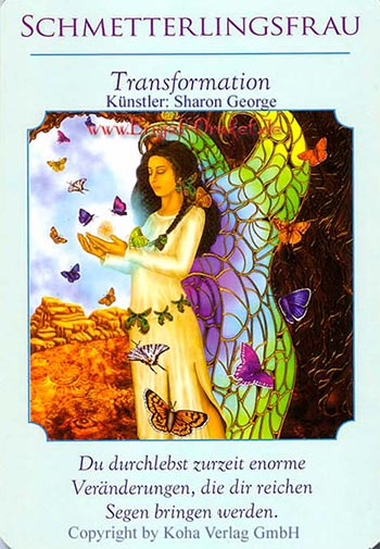 Schmetterlingsfrau - Transformation - Orakel der Göttinnen von Doreen Virtue