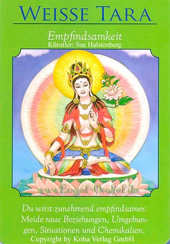 Weisse Tara - Empfindsamkeit - Orakel der Göttinnen von Doreen Virtue